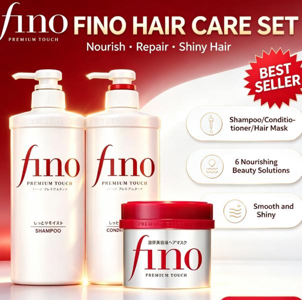 Hair Care Fino - Японский набор для ухода за волосами