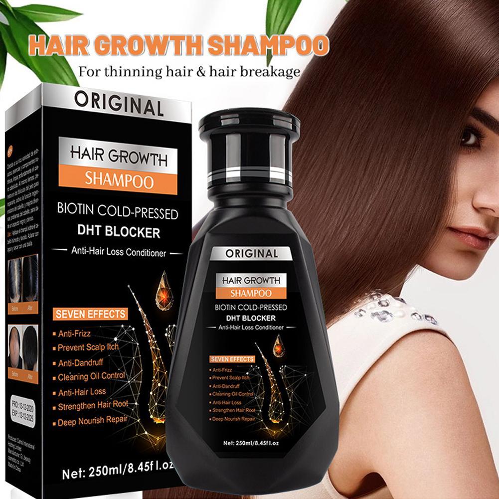 Hair Care With Protein - 250 мл биотинный шампунь с расческой-щеткой