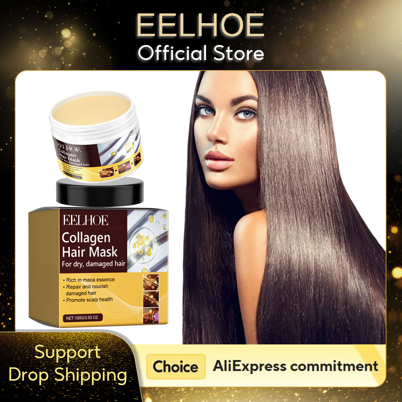 Hair Care With Protein - EELHOE Коллагеновая маска для волос против