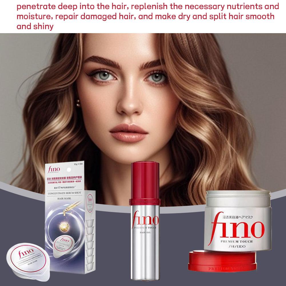 Hair Care Fino - Японский шампунь Fino, кондиционер для восстановления
