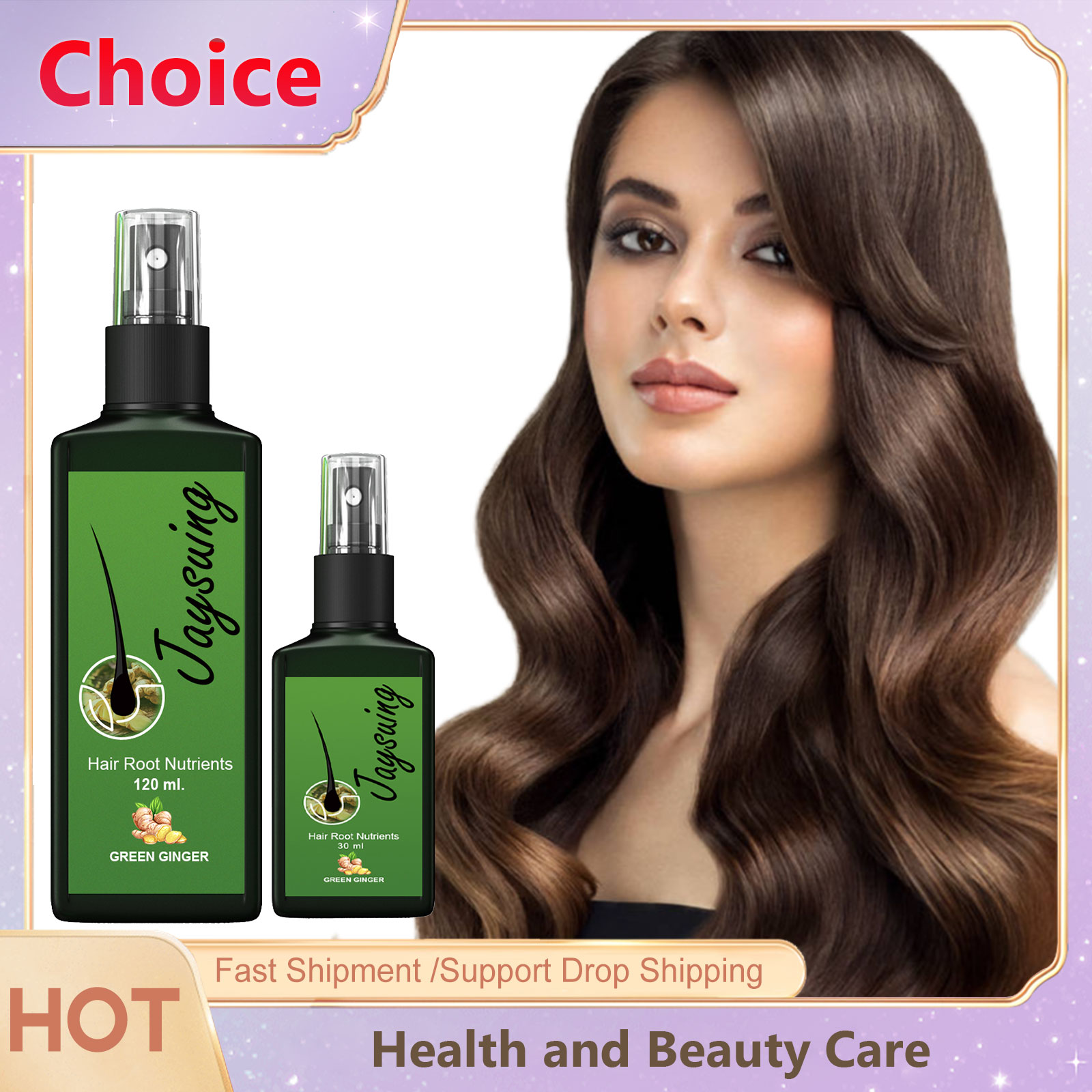 Hair Growth Serum Oil - Масло для роста волос, спрей, питательный