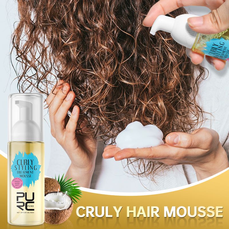 PURC Мусс для ухода за вьющими – обзор и цена Hair Care For Curly Dry Hair