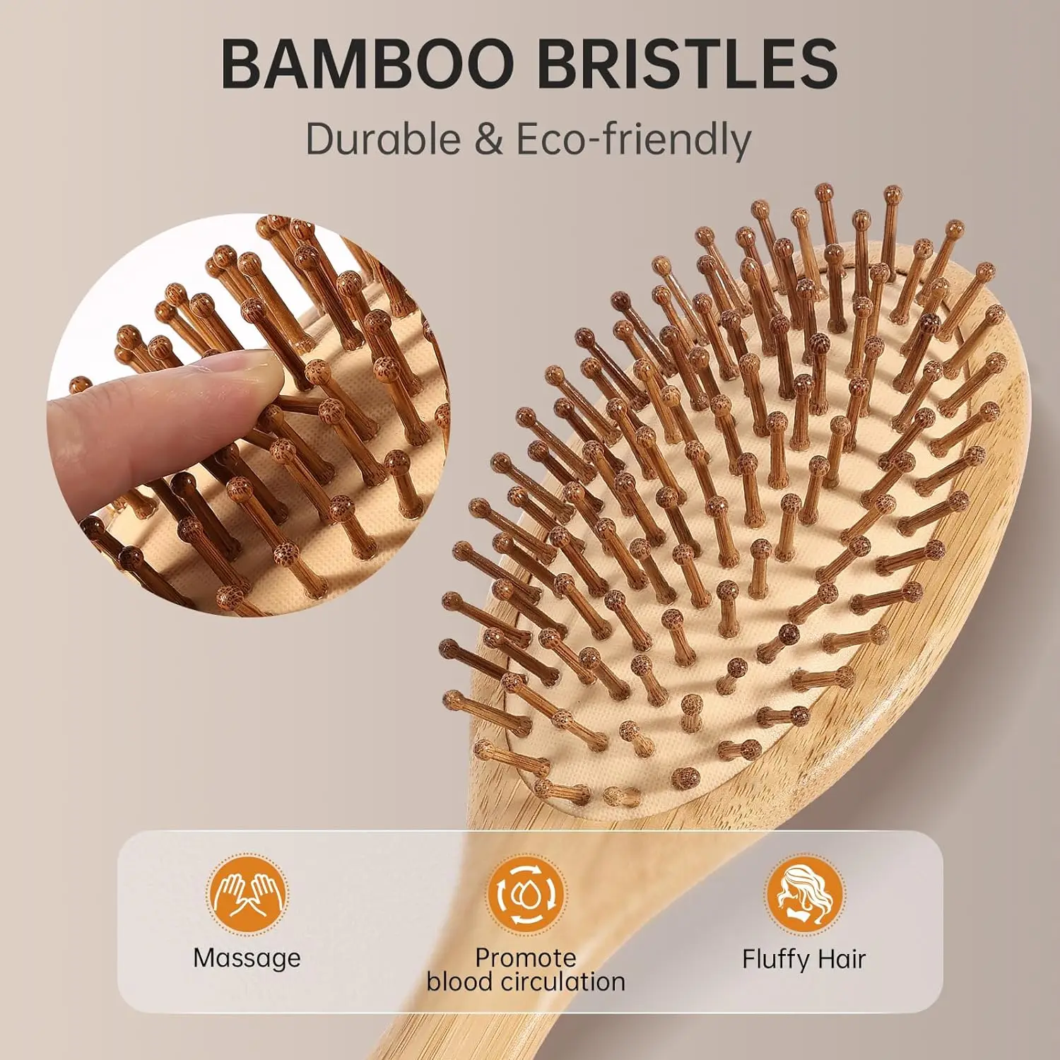 Натуральная бамбуковая расческ – обзор и цена Bamboo Hair Brush