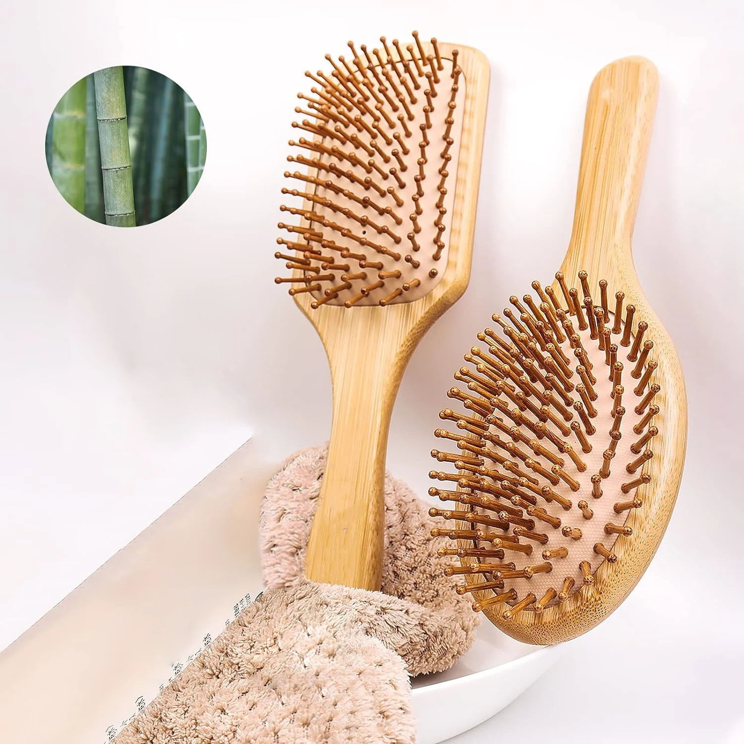 Натуральная бамбуковая расческ – обзор и цена Bamboo Hair Brush