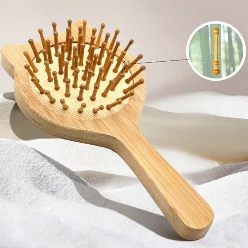 Новая деревянная расческа-щетк – обзор и цена Bamboo Hair Brush
