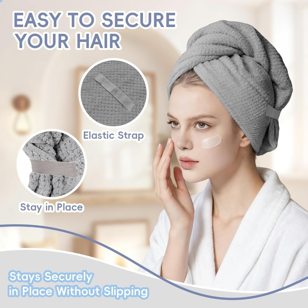 Большое полотенце-тюрбан из ми – обзор и цена Hair Care For Curly Dry Hair