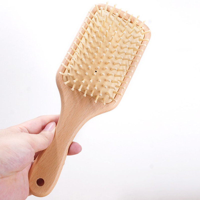 Деревянная расческа с подушкой – обзор и цена Bamboo Hair Brush