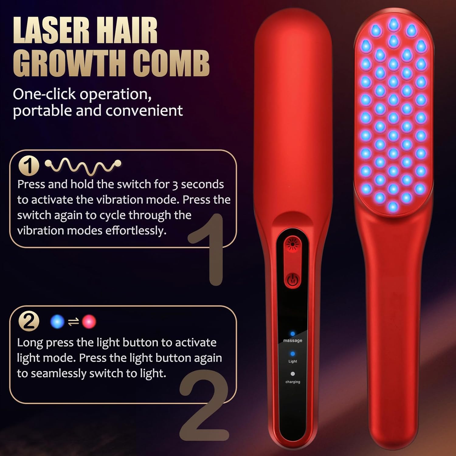 Лазерная расческа для роста во – обзор и цена Hair Care With Protein