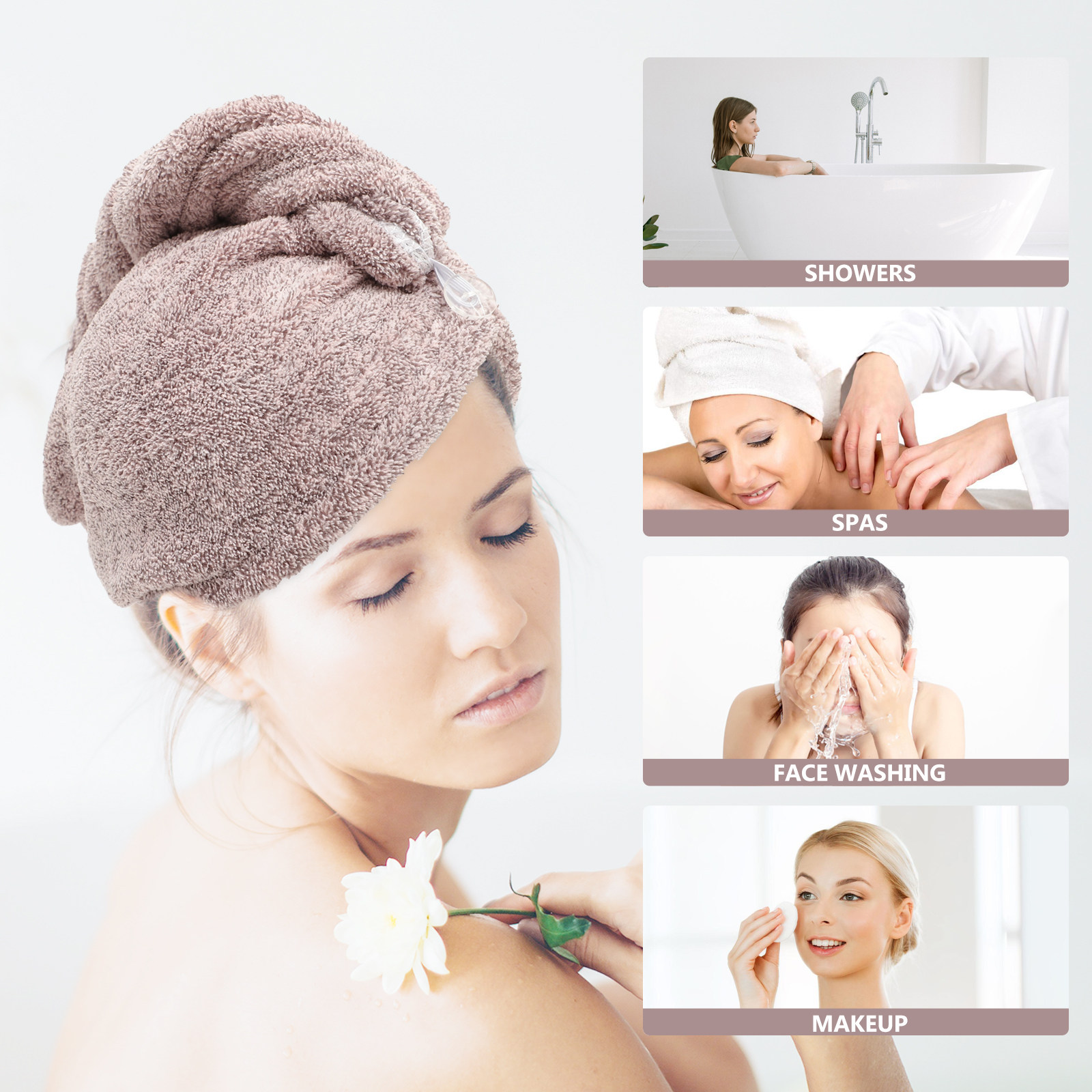 2 шт. мягких впитывающих тюрба – обзор и цена Hair Turban Towel