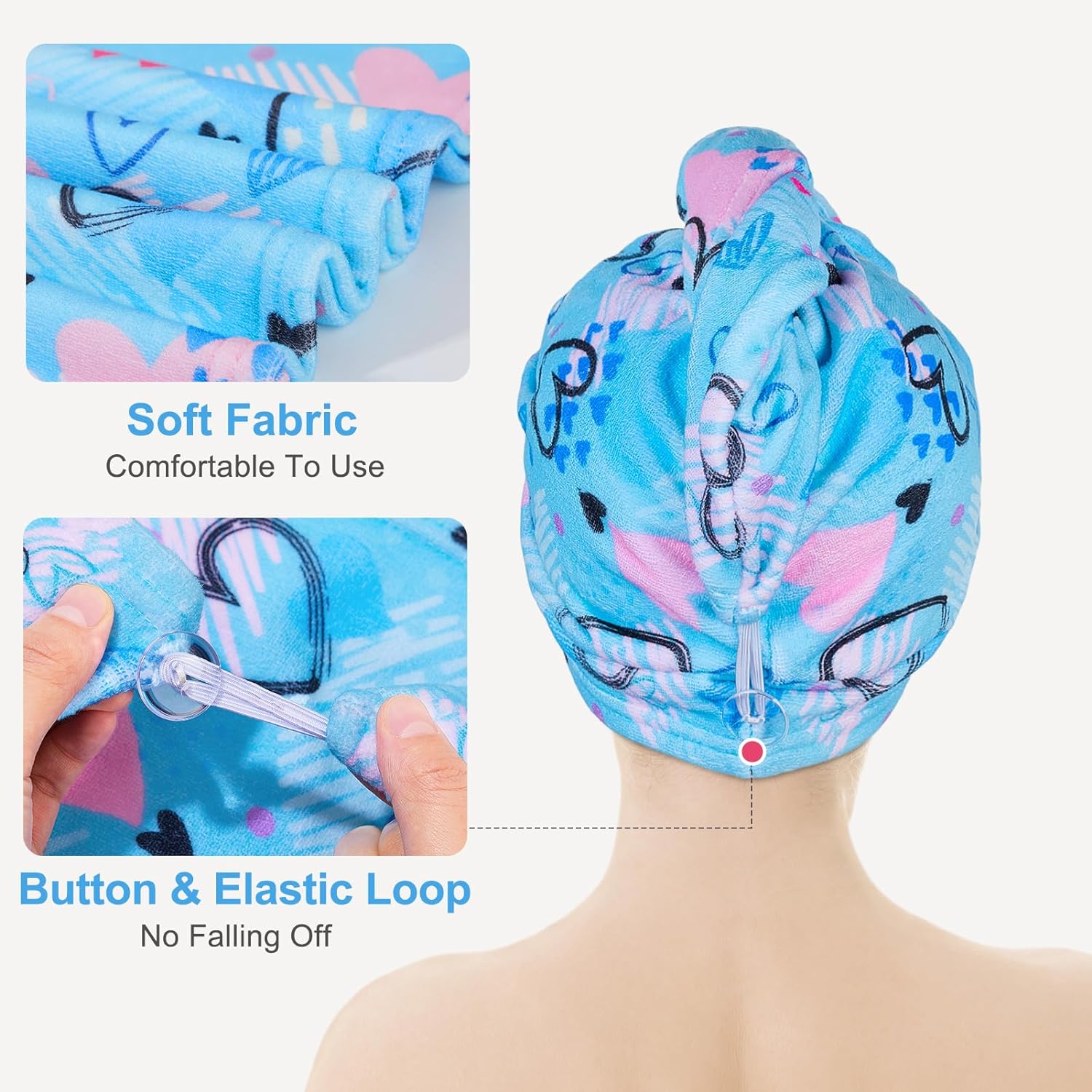 1 шт. Впитывающая быстросохнущ – обзор и цена Hair Turban Towel