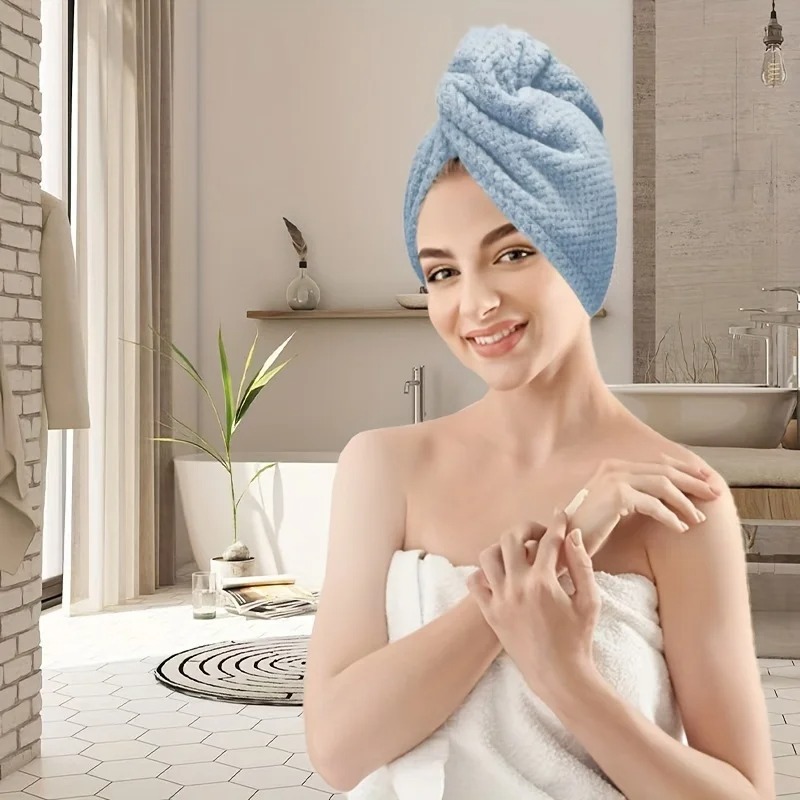 Женское быстросохнущее полотен – обзор и цена Hair Turban Towel