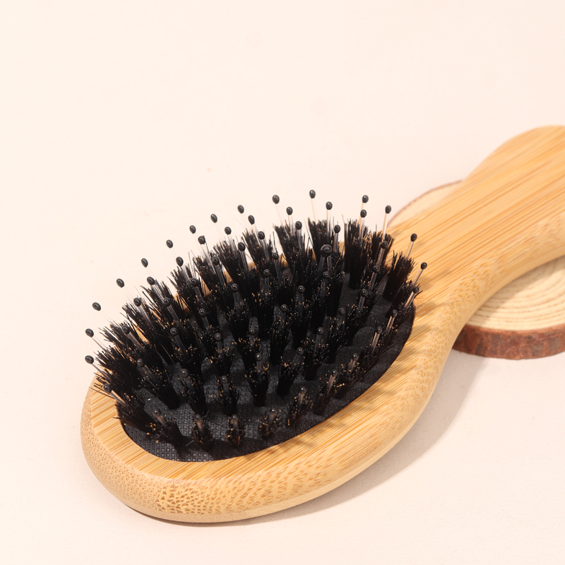 Бамбуковая мини-расческа с под – обзор и цена Bamboo Hair Brush