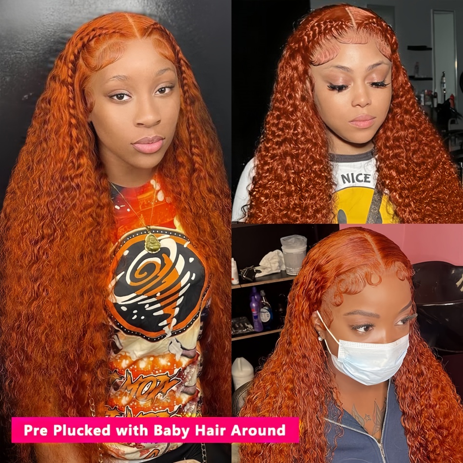 30-дюймовые оранжевые парики с – обзор и цена Lace Front Wig